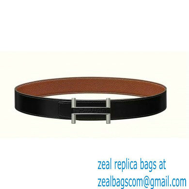 Hermes Brigde belt buckle & Reversible leather strap 38 mm 03 2023 - Click Image to Close